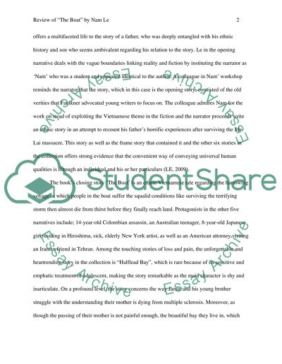 Review of The Boat by Nam Le