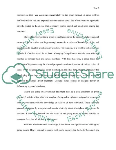 Group Motivation Inventory