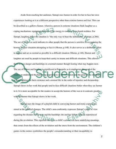 Persepolis by Marjane Satrapi