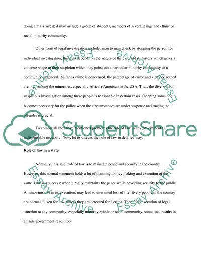 Race And Ethnicity In Modern Day Policing