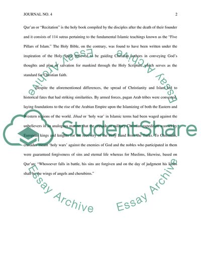 Christianity and Islam