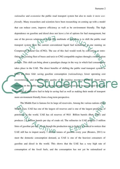 Compressed Natural Gas in the UAE, With regards to Management/Leadership