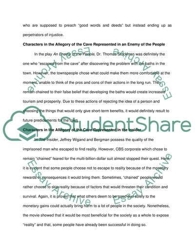 Characters Comparison and their Contrasts