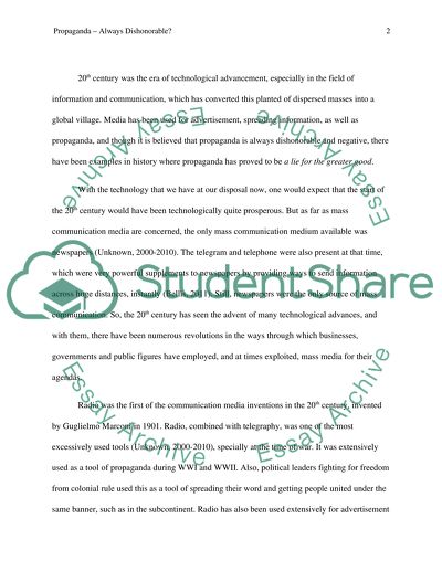 The Rise of Mass Communications HW