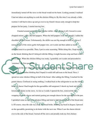 Personal Narrative