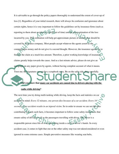 Cars Safety: Major Factors in Accidents