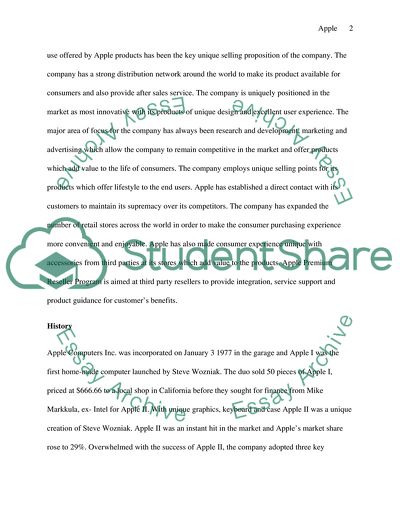 Financial Report on Apple Company