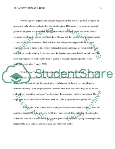 Organizational culture