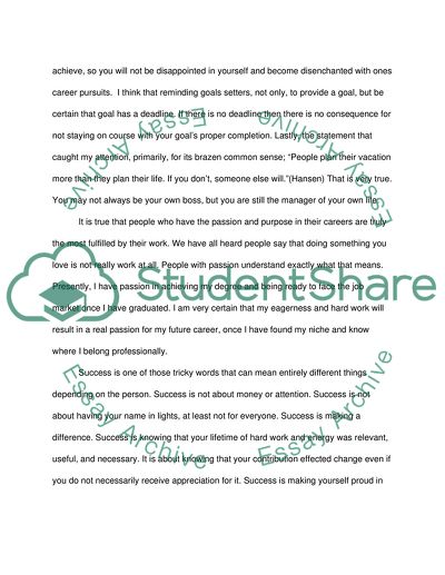 My Future in Safety Management