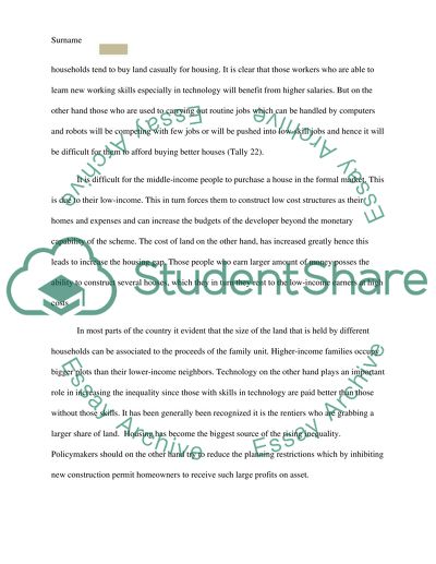 Major Trends in Housing