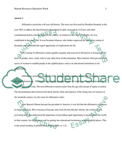 Human Resources Questions