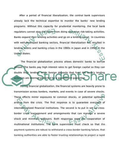 Implication of Globalization on the Banking System of Turkey