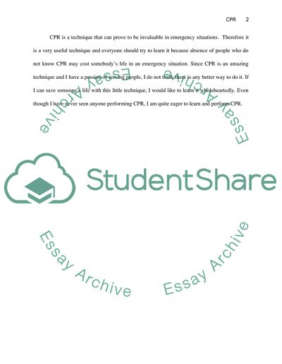 CPR: Causes and Effects