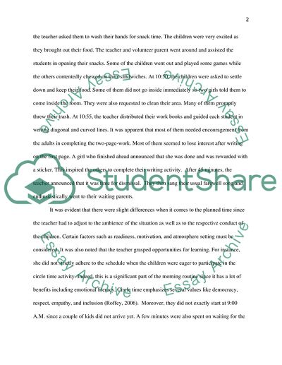 The Preschool I Visited