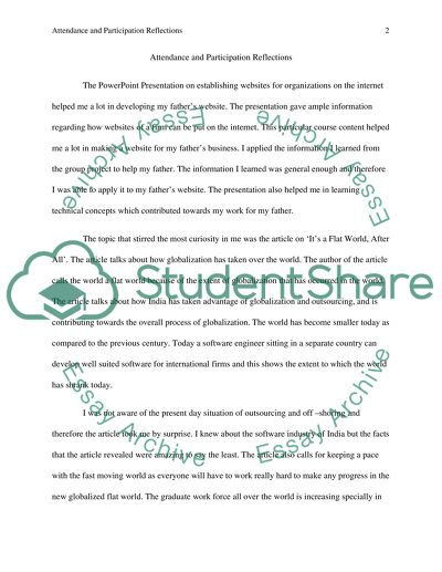 school attendance essay