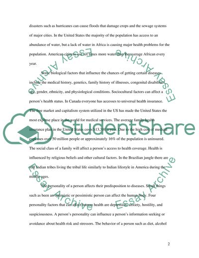 The Causes of Psychological Diseases