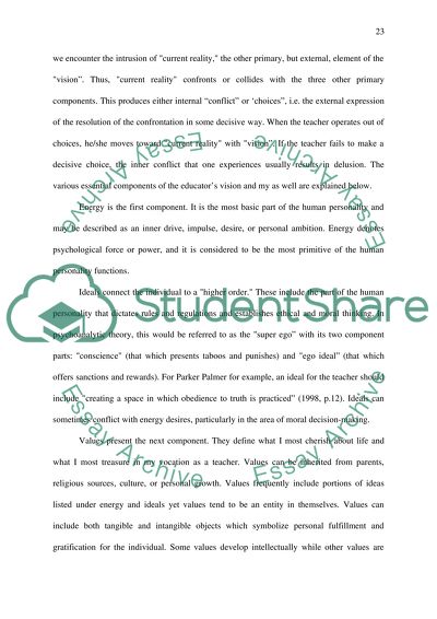 Teaching as an Act of Hope for a Better Perspective and Future