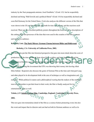 Annotated Bibliography