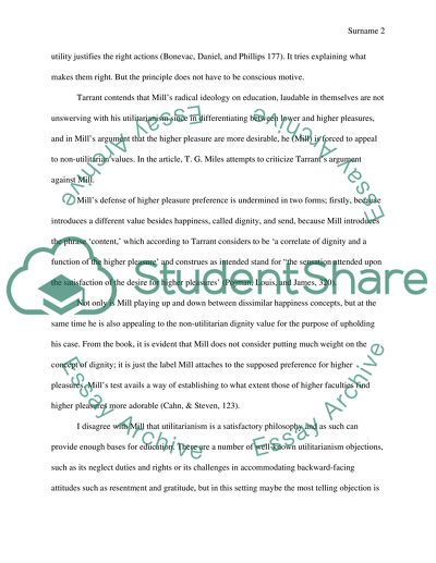 Mills Utilitarianism