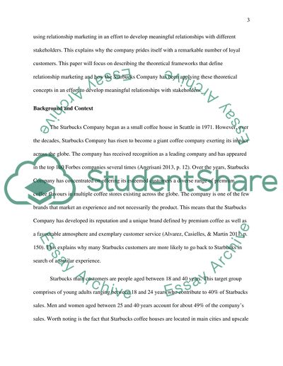 essay about starbucks company