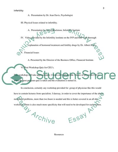 Infertility and Public Health