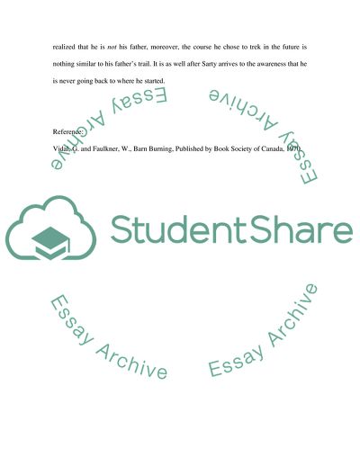 Barn Burning by William Faulkner