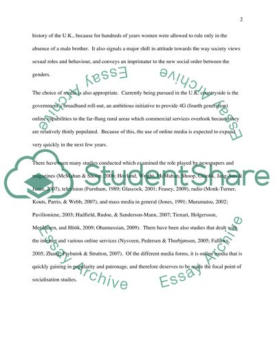 Online Media in Shaping Gender Roles