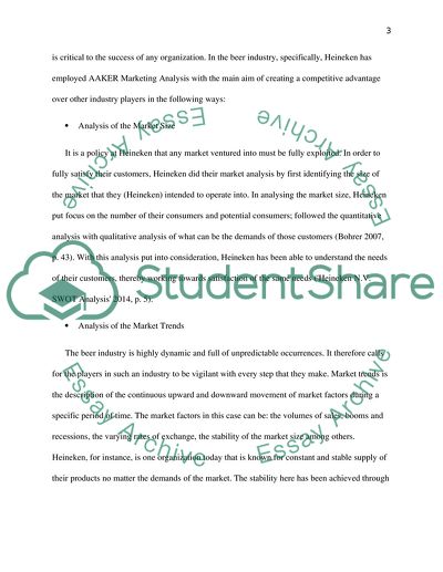 Industry Analysis for Heineken