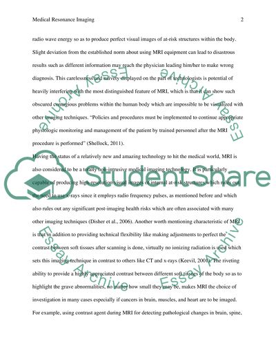 Medical Resonance Imaging