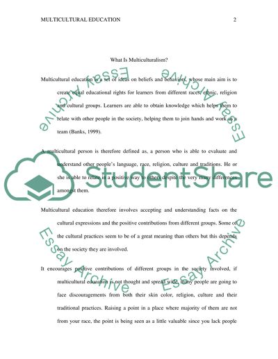 Reflecting on Multicultral Education