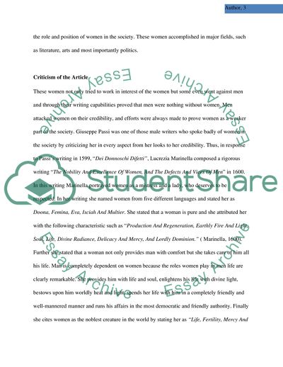 Women And Writing In Renaissance