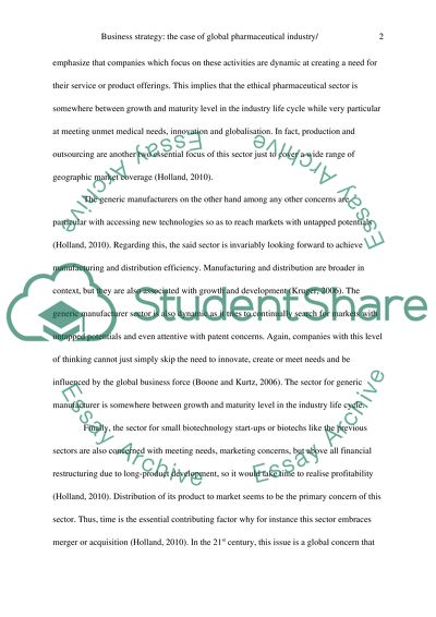 business strategy essay