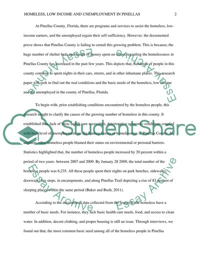 The Number of Homeless People in the USA