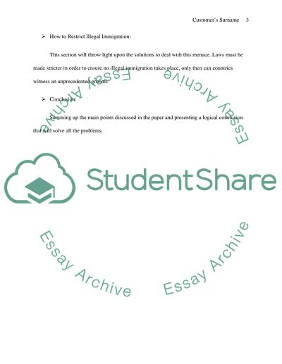 The Impact of Illegal Immigration