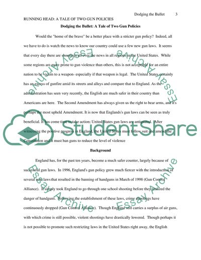 Dodging the Bullet - A Tale of Two-Gun Policies
