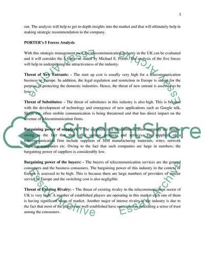 Strategic Recommendations to Vodafone Company