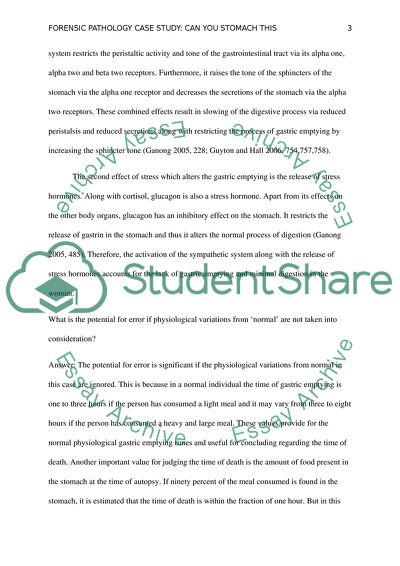 Forensic Pathology Case Study: Can You Stomach This