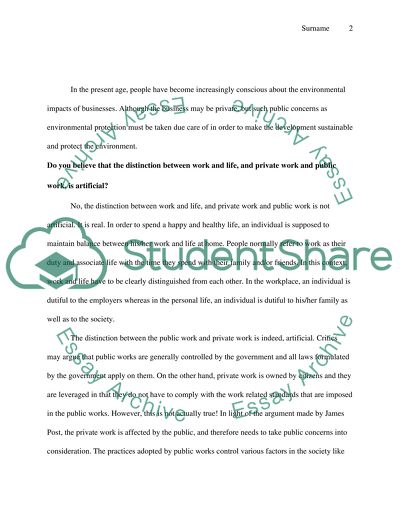 James Posts theory of global corporate citizenship