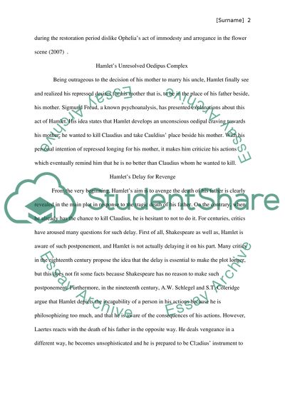 The Tragedy of Hamlet, Prince of Denmark