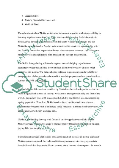 Nokia mobile services and applications