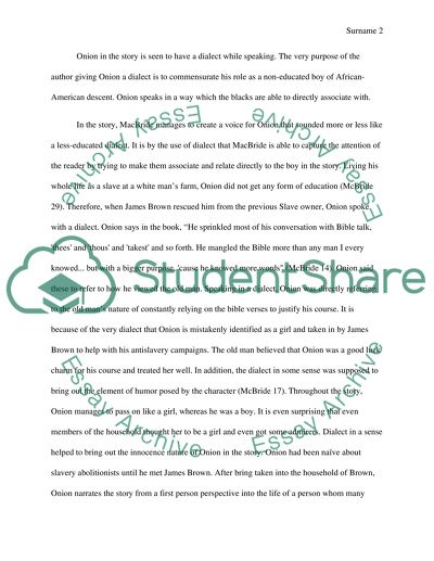 The Good Lord Bird Composition