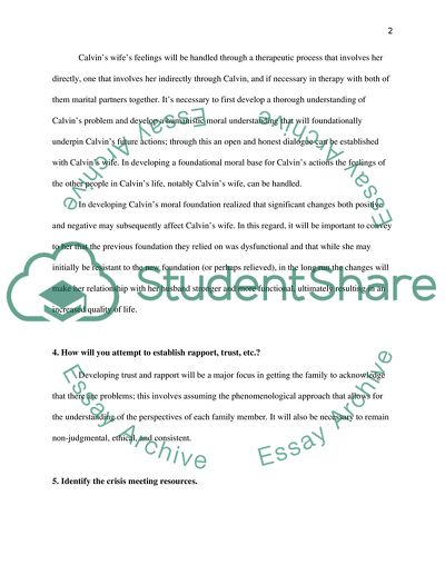 Psychological Therapies in Helping Family Relationship