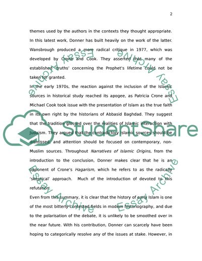 The Beginnings of Islamic Historical Writing