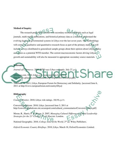 Libyan negotiations to join the World Trade Organization