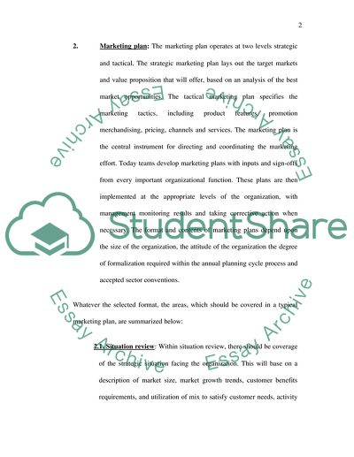 The Central Instrument for Directing and Coordinating the Marketing Effort