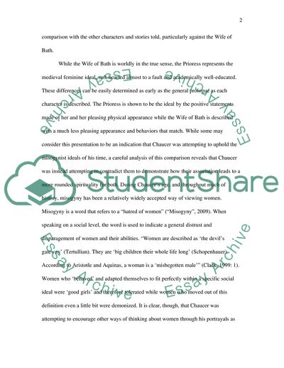 Chaucers Conception of Religion