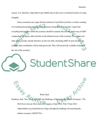 Sex, Drugs and GDP: the Challenge of Measuring the Shadow Economy