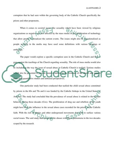 Sexual Abuse in the Catholic Church