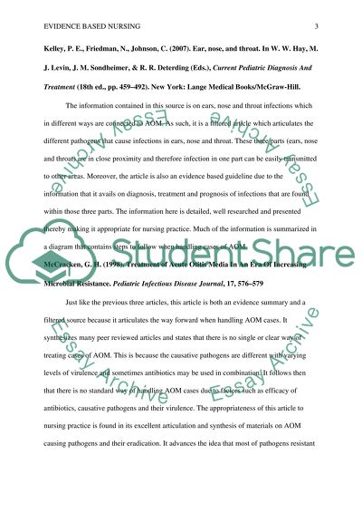 Evidence Based Nursing. Watchful Waiting