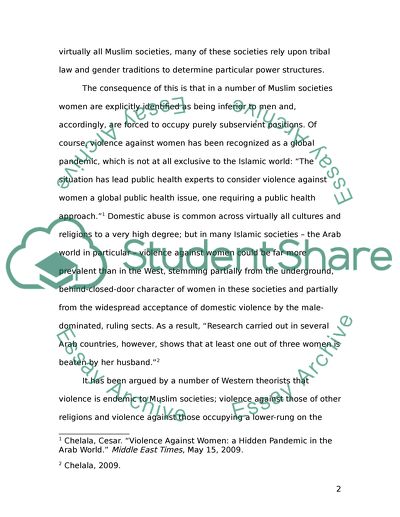 Women Rights in Muslim Society